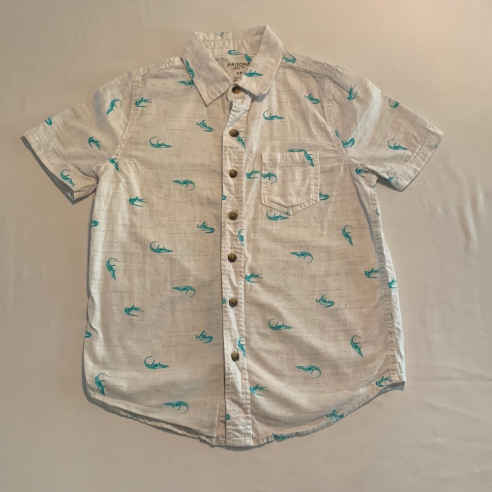 Arizona Jean Co. Crocodile Print Button Up